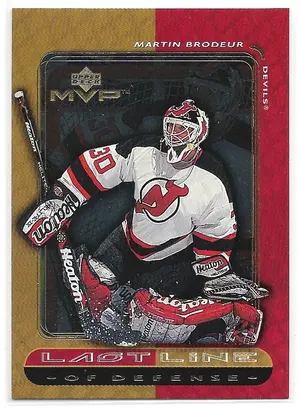 1999-00 MVP Last Line of Defense #LL2 Martin Brodeur