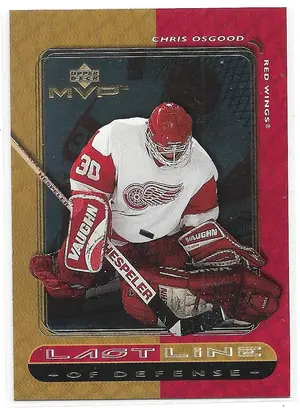 1999-00 MVP Last Line of Defense #LL9 Chris Osgood