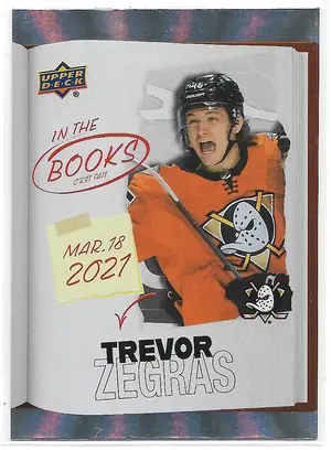 2024-25 Tim Hortons In The Books #ITB-5 Trevor Zegras