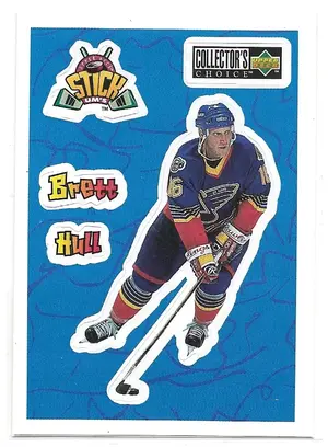 1996-97 Collector's Choice Stick Ums #S2 Brett Hull