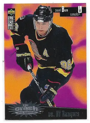 1996-97 Collector's Choice You Crash The Game #C17 Pavel Bure (vs. NY Rangers)