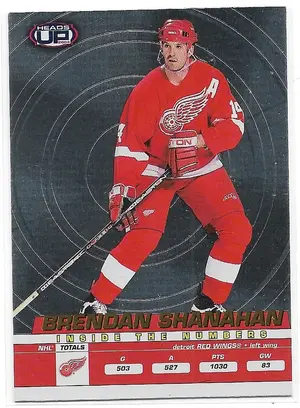 2002-03 Heads Up Inside The Numbers #11 Brendan Shanahan