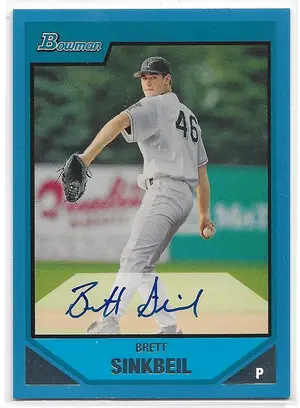 2007 Bowman Prospects Blue #BP123 Brett Sinkbeil (051/500)