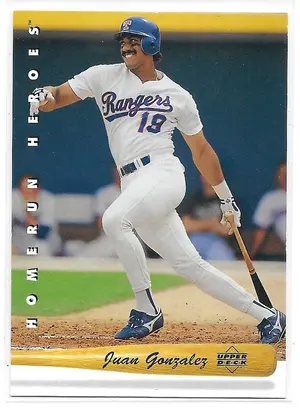 1993 Upper Deck Homerun Heroes #HR1 Juan Gonzalez
