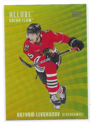 2025-26 Allure Color Flow Yellow-Green #CF-25 Artyom Levshunov