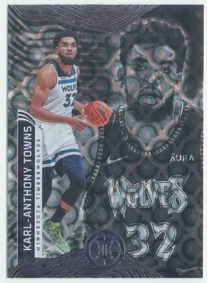2021-22 Panini Illusions - Karl-Anthony Towns #26 Asia Trophy Collection Parallel