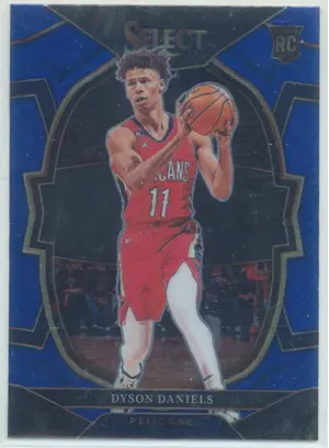 2022-23 Panini Select - Dyson Daniels #67 Concourse RC Blue Parallel