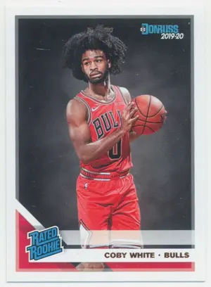 2019-20 Panini Donruss - Coby White #206 Rated Rookie