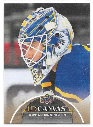 2021-22 Upper Deck UD Canvas #C189 Jordan Binnington