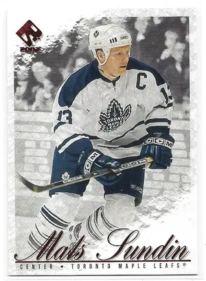 2001-02 Private Stock Red #92 Mats Sundin