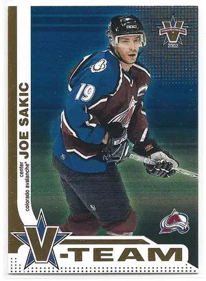2001-02 Vanguard V-Team #12 Joe Sakic