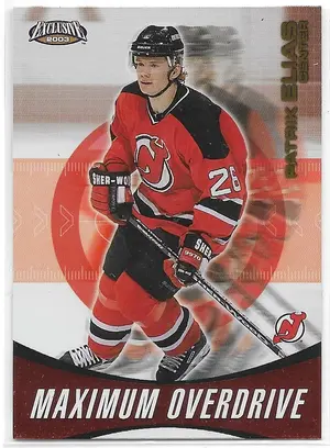 2002-03 Exclusive Maximum Overdrive #12 Patrik Elias