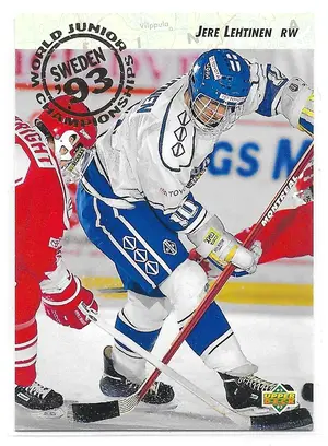 1992-93 Upper Deck #615 Jere Lehtinen RC