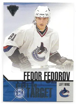 2002-03 Titanium Right On Target #20 Fedor Fedorov