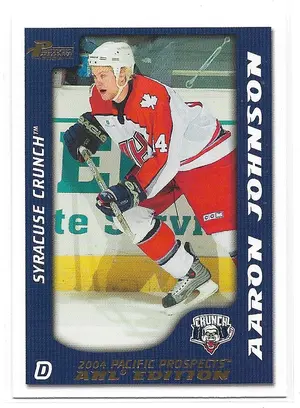 2003-04 Pacific AHL Prospects Gold #85 Aaron Johnson (131/925)