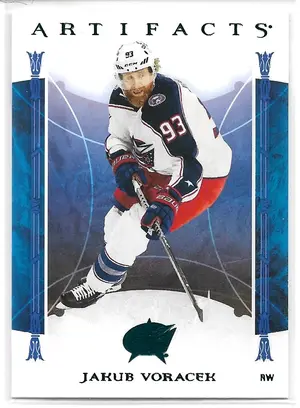 2022-23 Artifacts Turqoise #46 Jakub Voracek