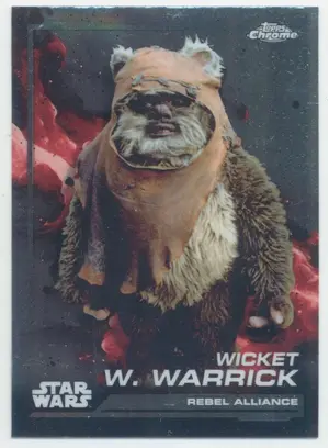 2024 Topps Chrome Star Wars - Wicket W. Warrick #123