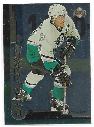 1999-00 UD Gold Reserve #153 Teemu Selanne (Star Power)