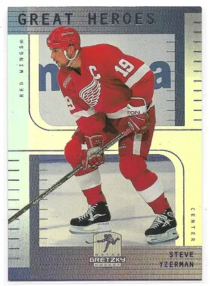 1999-00 UD Wayne Gretzky Hockey Great Heroes #GH6 Steve Yzerman