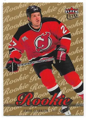 2007-08 Ultra Gold Medallion #210 David Clarkson RC