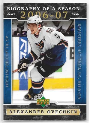 2006-07 Upper Deck Biography of a Season #BOS10 Alex Ovechkin