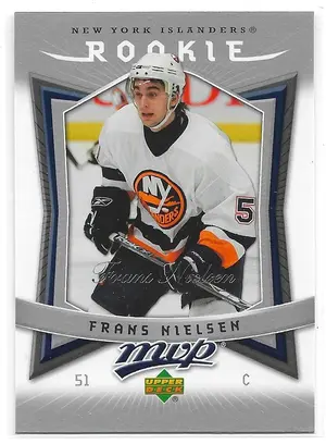 2007-08 MVP #327 Frans Nielsen RC