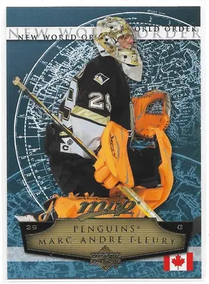2007-08 MVP New World Order #NW11 Marc-Andre Fleury