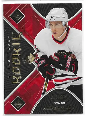 2007-08 SPx #158 Jonas Nordqvist RC (193/999)