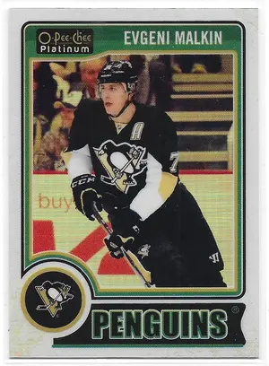 2014-15 OPC Platinum White Ice #102 Evgeni Malkin (145/199)