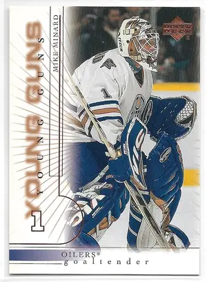 2000-01 Upper Deck #184 Mike Minard RC (Young Guns)