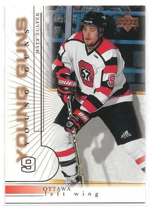 2000-01 Upper Deck #199 Matt Zultek RC (Young Guns)