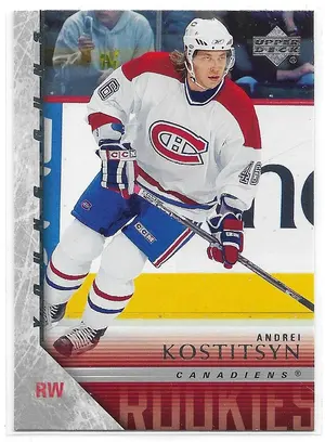 2005-06 Upper Deck #482 Andrei Kostitsyn RC (Young Guns)
