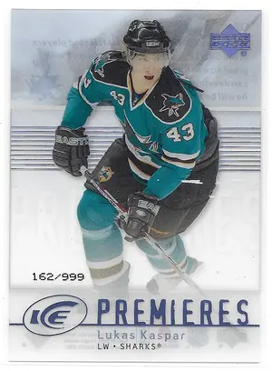 2007-08 Ice #176 Lukas Kaspar RC (162/999)