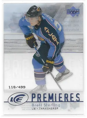 2007-08 Ice #188 Brett Sterling RC (118/499)