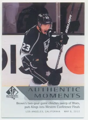 2012-13 SP AUTHENTIC - DUSTIN BROWN #164 AUTHENTIC MOMENTS