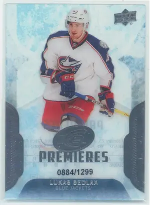 2016-17 UPPER DECK ICE - LUKAS SEDLAK #133 ICE PREMIERES 884/1299