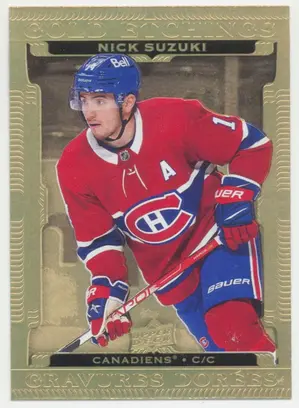 2022-23 TIM HORTONS - NICK SUZUKI #G-13 GOLD ETCHINGS