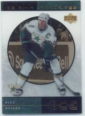 2000-01 ICE - MIKE MODANO #FP4 ICE RINK FAVORITES