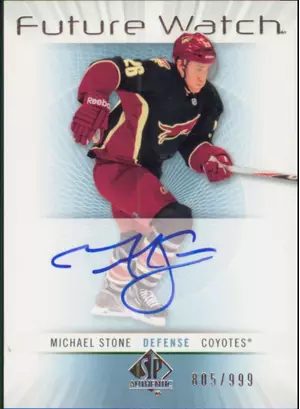 2012-13 SP AUTHENTIC - MICHAEL STONE #230 FUTURE WATCH 805/999