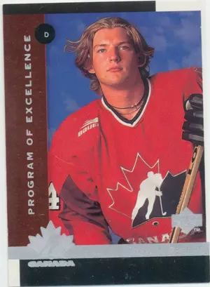 1997-98 UPPER DECK - ROBYN REGEHR #406 ROOKIE