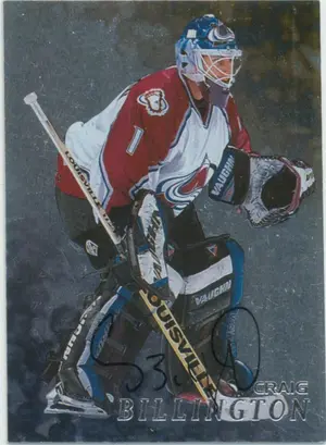 1998-99 BE A PLAYER - CRAIG BILLINGTON #185 AUTOGRAPHS