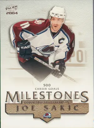 2003-04 PACIFIC - JOE SAKIC #2 MILESTONES
