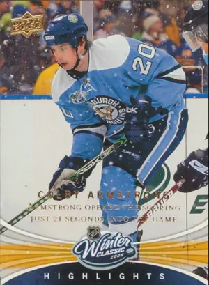 2008-09 UPPER DECK - COLBY ARMSTRONG #WC3 WINTER CLASSIC
