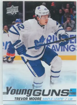 2019-20 UPPER DECK - TREVOR MOORE #485 YOUNG GUNS
