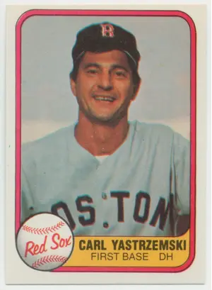 1981 Fleer - Carl Yastrzemski #221