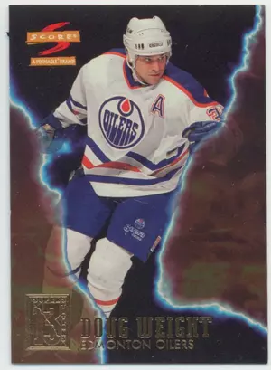 1996-97 SCORE - DOUG WEIGHT #2 SUPERSTITIOUS 13