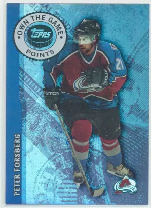 2003-04 TOPPS - PETER FORSBERG #OTG1 OWN THE GAME