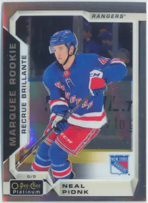2018-19 O-PEE-CHEE PLATINUM - NEAL PIONK #178 ROOKIE