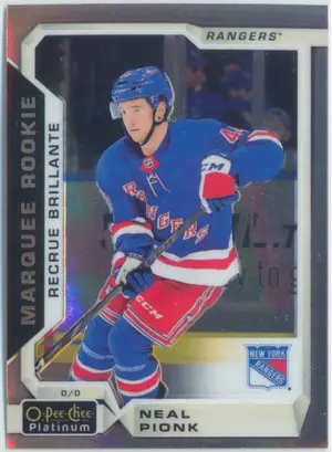 2018-19 O-PEE-CHEE PLATINUM - NEAL PIONK #178 ROOKIE