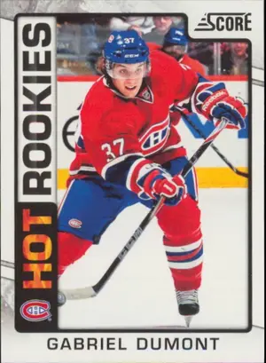2012-13 SCORE - GABRIEL DUMONT #534 ROOKIE